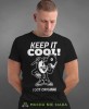 keep it cool, czarna męska koszulka z nadrukiem na co dzień, na prezent, fajna koszulka.jpg
