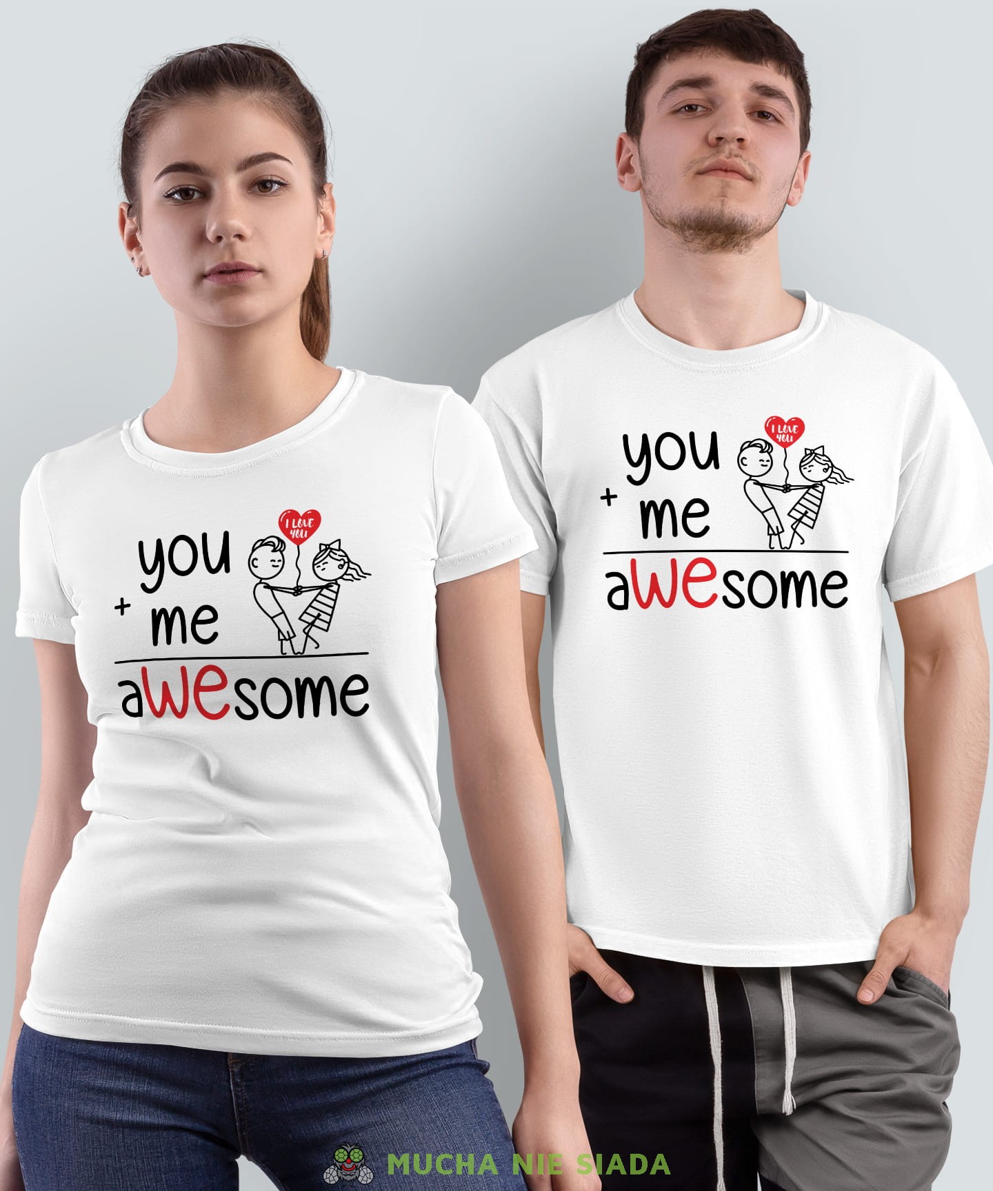 You Me aWEsome Koszulki dla par