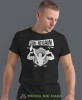 no pain no gain train hard, czarna koszulka na siłownię, męska koszulka, koszulka sportowa, na sport, gym, na siłownię.jpg