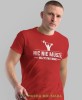 nic nie muszę wszystko mogę, czerwona koszulka na siłownię, męska koszulka, koszulka sportowa, na sport, gym, na siłownię.jpg
