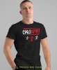 ćpaj tylko sport biegi, czarna koszulka na siłownię, męska koszulka, koszulka sportowa, na sport, gym, na siłownię.jpg