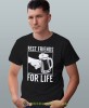 best friends for life, czarna męska koszulka z nadrukiem na co dzień, na prezent, fajna koszulka, dla chłopaka, dla męża, mucha nie siada opis.jpg