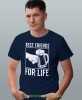 best friends for life, granatowa męska koszulka z nadrukiem na co dzień, na prezent, fajna koszulka, dla chłopaka, dla męża, mucha nie siada opis.jpg