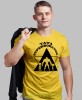 tata superbohater, żółta męska koszulka z nadrukiem dla taty, szara koszulka, dzień taty, koszulka dla ojca, koszulka na dzień ojca, t-shirt dla taty, prezent dla taty, koszulka męska, mucha nie siada, mns.jpg