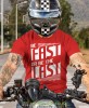 be fast or be the last, czerwona koszulka motocyklowa męska, koszulka dla motocyklisty, na motocykl, na prezent dla miłośnika motocykli, motocykl.jpg