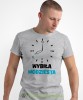 wybiła wódziesta, szara męska koszulka z nadrukiem na co dzień, na prezent, fajna koszulka.jpg