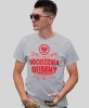 od urodzenia dumny z pochodzenia, szara męska koszulka, koszulka patriotyczna, koszulki z grafiką patriotyczną, dla mężczyzny, orzeł polski, koszulka Polska, koszulki Polska.jpg
