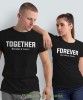Together Forever imiona, czarne koszulki dla par, dla męża, dla żony, walentynki, fajne koszulki, t-shirty dla par, mucha nie siada, mns.jpg