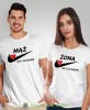 Mąż Żona od 5 10 15 20 15 30 40 lat razem, białe koszulki dla par, dla męża, dla żony, walentynki, fajne koszulki, t-shirty dla par, mucha nie siada, mns.jpg