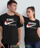 King just love her Queen just love him, czarne koszulki dla par, dla męża, dla żony, walentynki, fajne koszulki, t-shirty dla par, mucha nie siada, mns.jpg