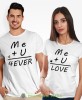 Me U forever love, białe koszulki dla par, dla męża, dla żony, walentynki, fajne koszulki, t-shirty dla par, mucha nie siada, mns.jpg