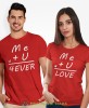 Me U forever love, czerwone koszulki dla par, dla męża, dla żony, walentynki, fajne koszulki, t-shirty dla par, mucha nie siada, mns.jpg