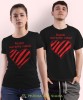Razem tworzymy całość Serce, czarne koszulki dla par, dla męża, dla żony, walentynki, fajne koszulki, t-shirty dla par, mucha nie siada, mns.jpg