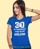 Po 20 30 40 50 60 70 80 czuję się jak królowa, niebieska damska koszulka urodzinowa z nadrukiem, na urodziny, na prezent, dla niej, mucha nie siada, mns.jpg