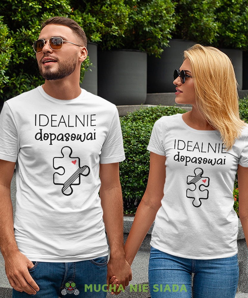 Koszulki dla par - Idealnie dopasowani