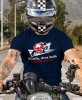 silnik dwa koła i mina wesoła, granatowa koszulka motocyklowa, motocykl, motocyklista.jpg