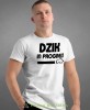 dzik in progress, biała koszulka na siłownię, męska koszulka, koszulka sportowa, na sport, gym, na siłownię.jpg