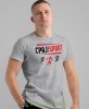 ćpaj tylko sport biegi, szara koszulka na siłownię, męska koszulka, koszulka sportowa, na sport, gym, na siłownię.jpg