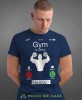 gym is calling i must go, granatowa koszulka na siłownię, męska koszulka, koszulka sportowa, na sport, gym, na siłownię.jpg