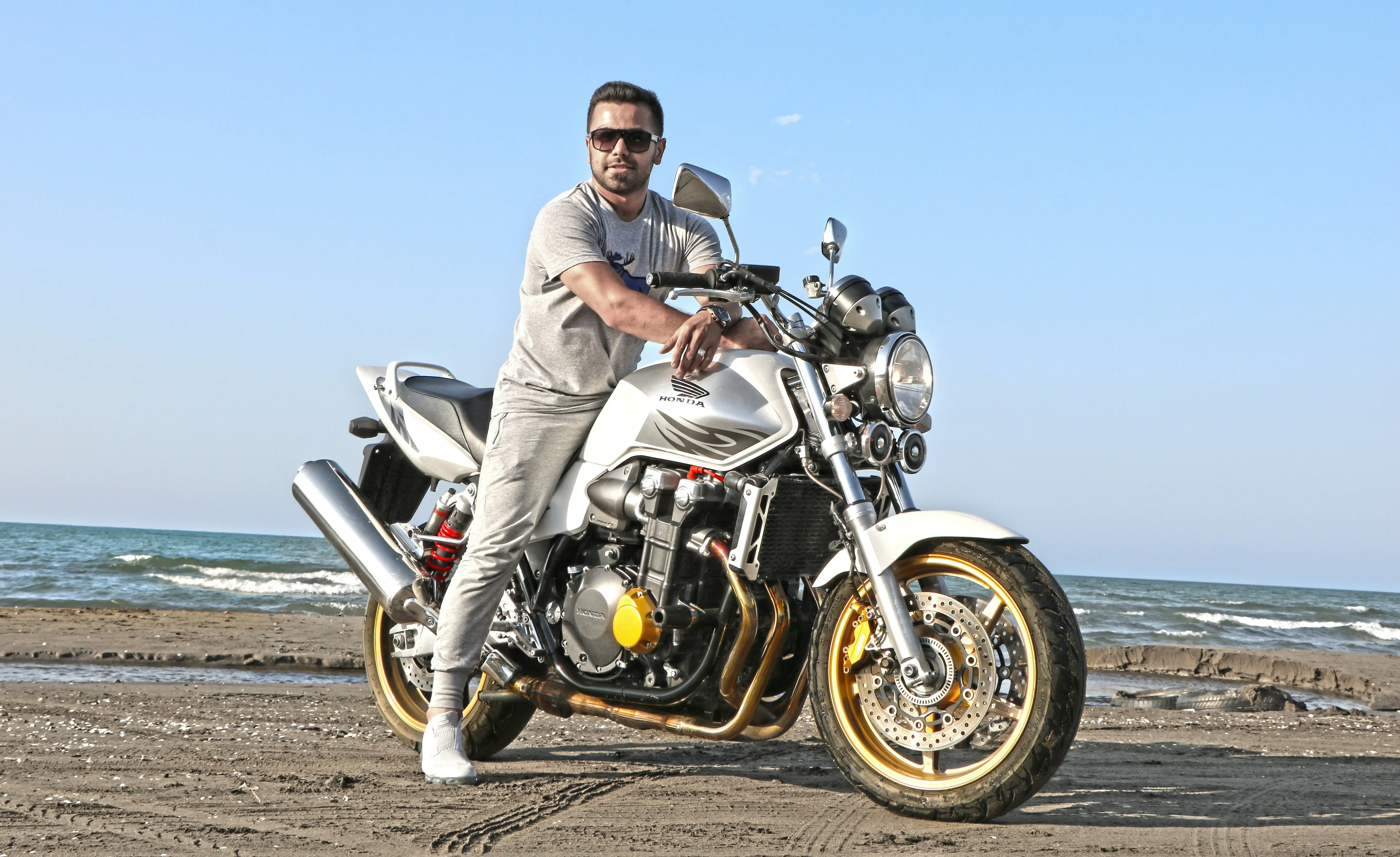 męska koszulka motocyklowa